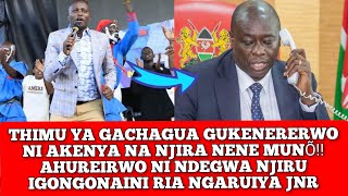 THIMU YA GACHAGUA GUKENERERWO NÎ A KENYA NA NJIRA NENE MUNÕ KIMORONI STADIUM WUEEE [upl. by Nanaek440]