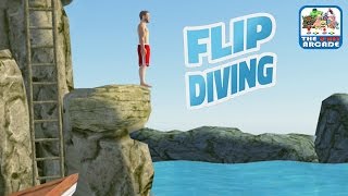 Flip Diving  Pull Off Frontflips And Backflips From The Cliffs iOSiPad Gameplay [upl. by Lorak598]