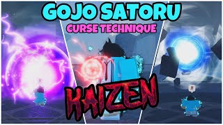 GOJO CURSE IS FINALLY HERE  NEW CURSE TECHNIQUE SHOWCASE   Kaizen ROBLOX [upl. by Beebe395]