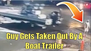 Boat Trailer vs Man  Boneheaded Boaters of the Week  Broncos Guru [upl. by Dopp]