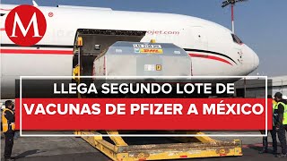 Llegan a México más de 250 mil vacunas anticovid de Pfizer [upl. by Otrebtuc]