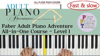 Imitative Study p94 Faber Adult Piano Adventure AllinOne Course  Level 1 [upl. by Jessa855]