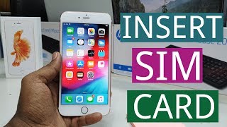 iPhone 6S PLUS HOW TO Insert  Remove a SIM Card [upl. by Rasia827]