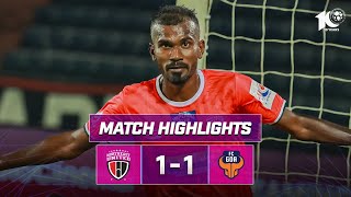 Match Highlights  NorthEast United FC 11 FC Goa  MW 12  ISL 202324 [upl. by Ailyn]