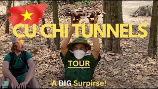 Visiting the Cu Chi Tunnels  Half Day Tour  Vietnam [upl. by Aihgn595]