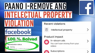 100 Solved Paano iremove ang Intelectual Property Violation on Facebook [upl. by Acinhoj613]