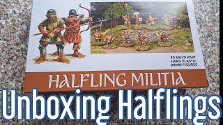 Unboxing Wargames Atlantic Halfling Militia [upl. by Sialac786]