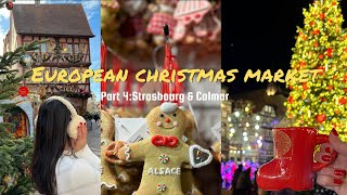 Travel Vlog  European Christmas Market Part 4 Alsace France Strasbourg and Colmar [upl. by Simpkins653]