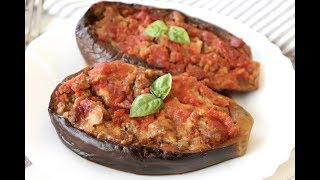 Melanzane ripiene di carne al sugo [upl. by Yerhpmuh804]