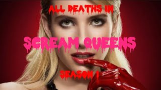 All Deaths In Scream Queens Season One [upl. by Nimocks]