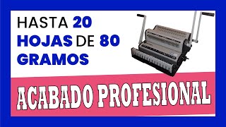 📒 Encuadernadora manual de wireo 31 y 21 con ANULADORES DE PUNZÓN Y CERRADOR PMA Wire DUO 2500 [upl. by Tobi]