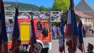 14 juillet à Gérardmer  défilé des sapeur pompiers [upl. by Colville]