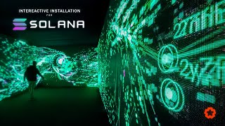 Solana RUN TIME • Notch Interactive Installation 2021 [upl. by Redmond]