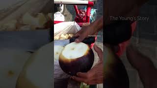 Palm Fruit  Buah Lontar  Cutting skill foodlover steetfood shortvideo fruit shorts [upl. by Laurent105]