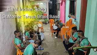 East indian song by st Mother Teresa brass band [upl. by Airdnaxila]