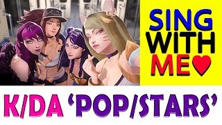 KPOP KDA  POPSTARS ft Madison Beer GIDLE Jaira Burns Sing with me in Korean 케이디에이팝스타즈 [upl. by Tongue]