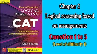 Ques 15 Chapter 2 Logical reasoning based on arrangements Arun Sharma CAT Logical Reasoning [upl. by Karena40]