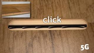 5G C locking technology for wood flooring [upl. by Yejus463]