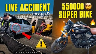 Live accidents అయ్యింది😱Super Bike Top speed 170🤯nellore viral 1million racesuperbike [upl. by Kahle]