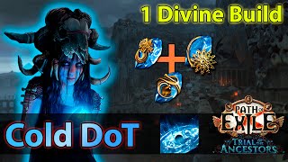 Cold DoT Occultist  1 Divine Orb  Path of Exile 322 [upl. by Aicined]