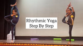 Rhythmic Yoga Step by Step  Easy Steps for Beginners  Yoga with Dance [upl. by Malinde]