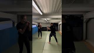 Verteidigung der „Maurerkelle“ Schwinger shorts kravmaga selfdefensetraining boxing [upl. by Yasui]