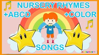 ABC Color Songs Nursery Rhymes Collection for Kids  Milkolo Kids TV abc nurseryrhymes colors [upl. by Anitreb778]