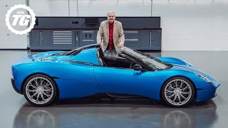 FIRST LOOK Gordon Murray Automotive T33 Spider  Top Gear [upl. by Esilanna827]