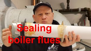 Do we need to seal gas boiler flues How to correctly seal gas boiler flues gas safe TB 152 [upl. by Ettennad]