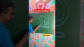 Gulnaaz Siddiqui Name Urdu Handwriting urdu calligraphy art [upl. by Nelo]