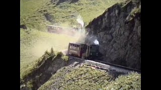 Switzerland 1991  by train from Brienz up the Rothorn [upl. by Sarine]