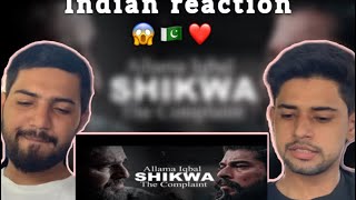 Shikwa  The compliant Allama iqbal  Reaction video  Bombay wala reaction [upl. by Klingel]