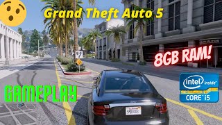 GTA 5 on 8GB RAM  GTA 5 8GB RAM Intel Core i5 Review with IntelR HD Graphics  Hunain Shafiq [upl. by Siuluj128]