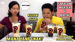 NYOBA 5 MACAM MILKTEA MANA YANG LEBIH ENAK  MILKTEA REVIEW [upl. by Pallas]