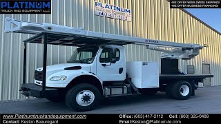 SOLD 2013 Freightliner M2 106 4x4 Terex 65 Rear Mount Flatbed Bucket Truck [upl. by Ann-Marie]