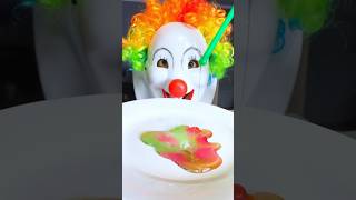 CLOWN EDIBLE BUBBLES 🫧🍭👻shorts funny comedy ytshorts tiktok viral food [upl. by Nyasuh]