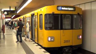 UBahn Berlin  UBahnhof Bismarckstraße U2U7 HD 1080p [upl. by Flight]