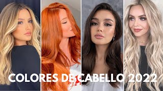 TENDENCIAS COLORES DE CABELLO 2022  TU MODA IDEAL [upl. by Yrakaz624]