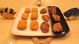 Tofu or Chicken amp Waffle Nuggets Recipe  Finding Nemo Inspired [upl. by Ontina]