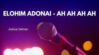 🎤Elohim Adonai  Ah Ah Ah Elohim Apostle Joshua Selman [upl. by Aihsyn]