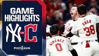 Guardians vs Yankees ALCS Game 3 Highlights 101724  MLB Highlights [upl. by Norm856]