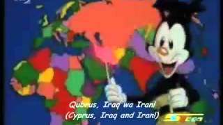 Animaniacs الضاحكون Opening Yakkos Nations of The World Arabic Subs [upl. by Garald]