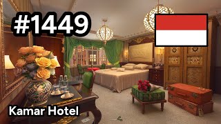 1449 🇮🇩 📕6📄454  Kamar Hotel  Junes Journey [upl. by Anilas]