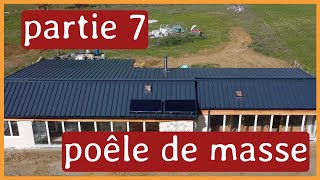 Le poêle de masse autoconstruit en Earthship  part 7 [upl. by Gnouhc43]