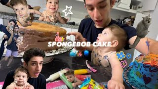 SPONGEBOB pasta vlog💖🌟🍰 [upl. by Mairam]