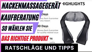 Die besten Massagegeräte für den Nacken im Test so wählen Sie das richtige Produkt aus dem Vergleich [upl. by Pauletta]