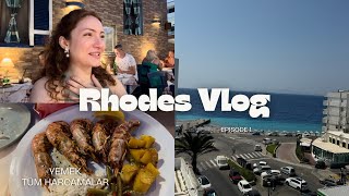 Rodos’a gidiyoruzz  market ve yemek fiyatları [upl. by Lindsey]