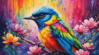 4K Colorful Bird [upl. by Meekar403]