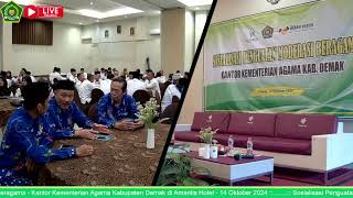 Pra Acara Moderasi Beragama Kantor Kemenag Demak [upl. by Nnaeiluj623]