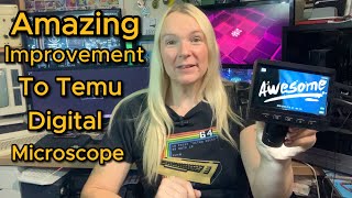 Temu Digital Microscope  Amazing amp Simple Improvement [upl. by Nereil]